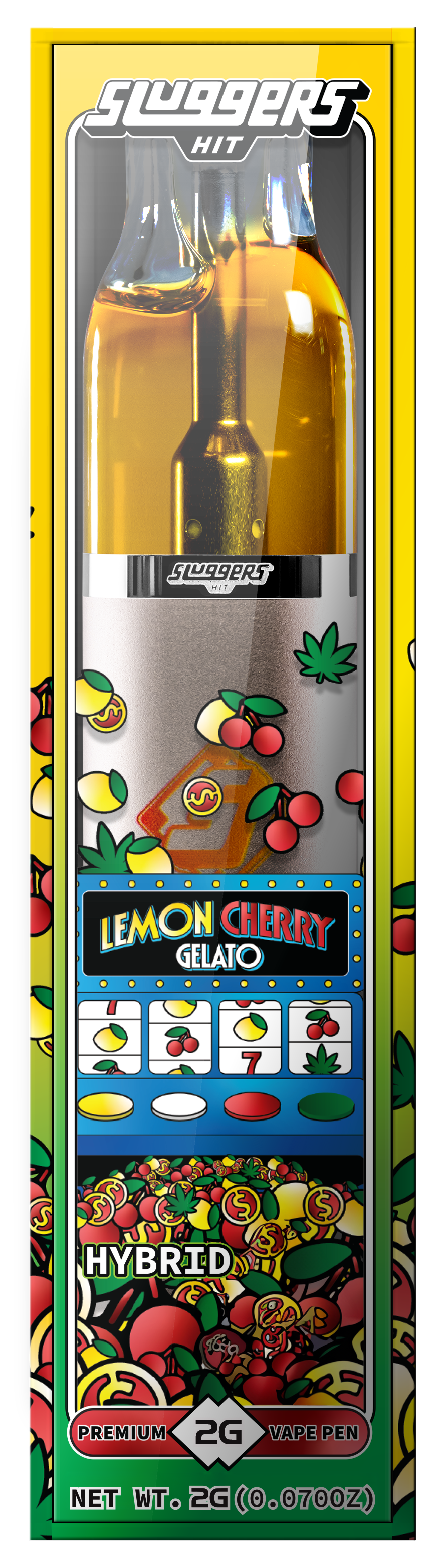 Photograph of product: Sluggers AIO Lemon Cherry Gelato 2g