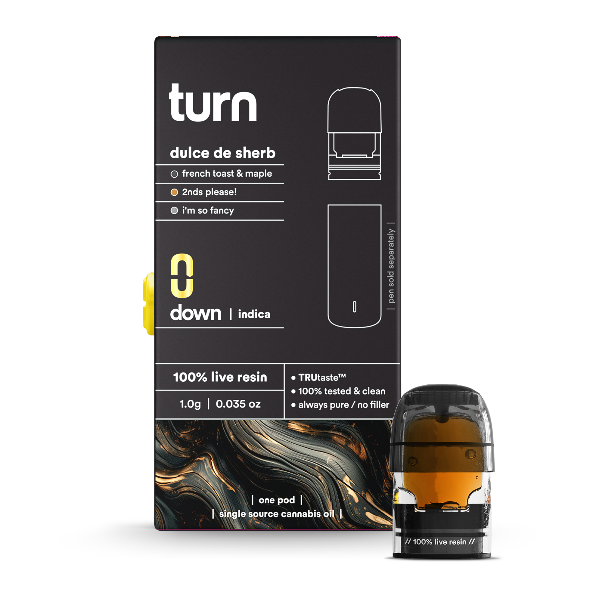 Photograph of product: Dulce De Sherb Live Resin Pod