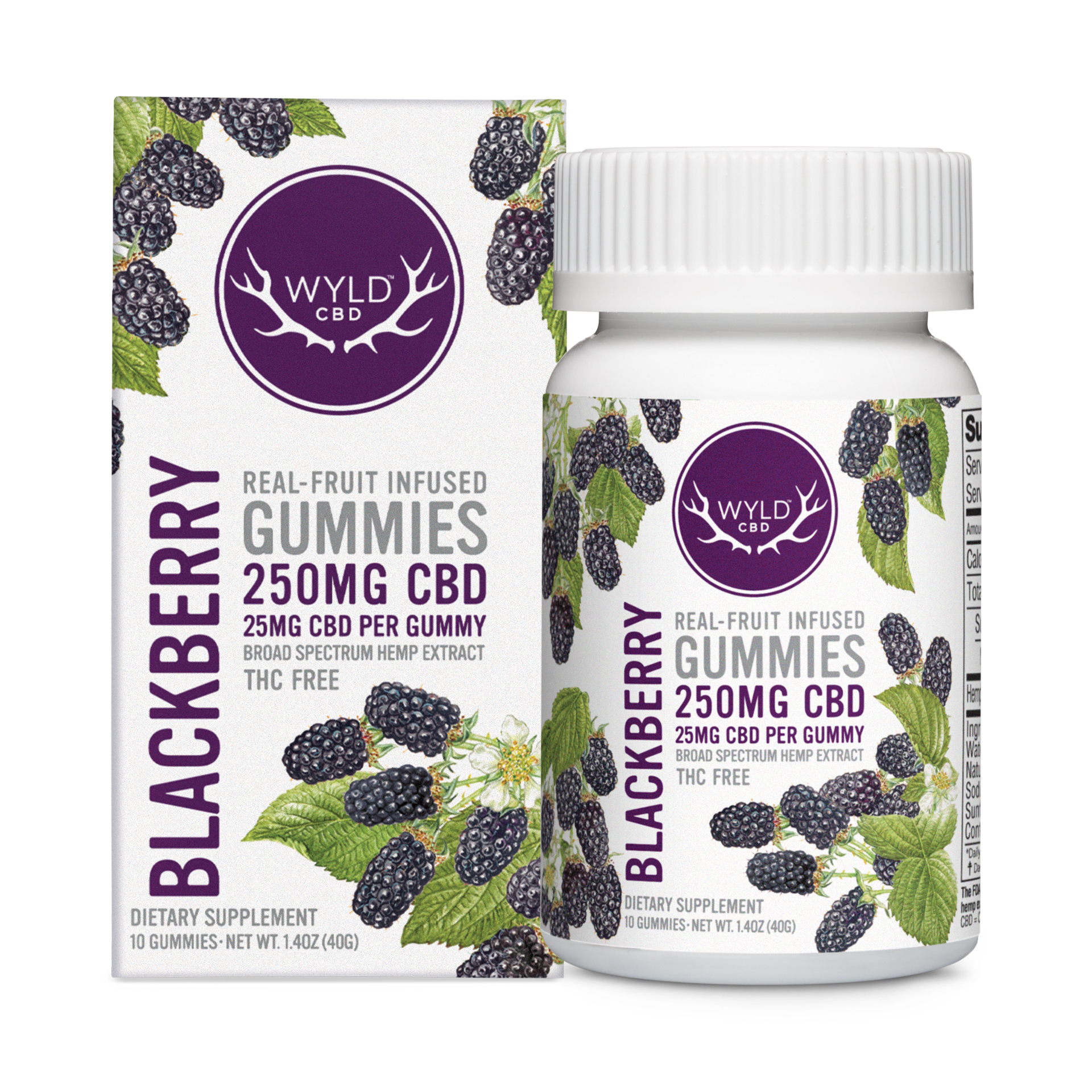 Photograph of product: CBD Gummies - Blackberry 10pk