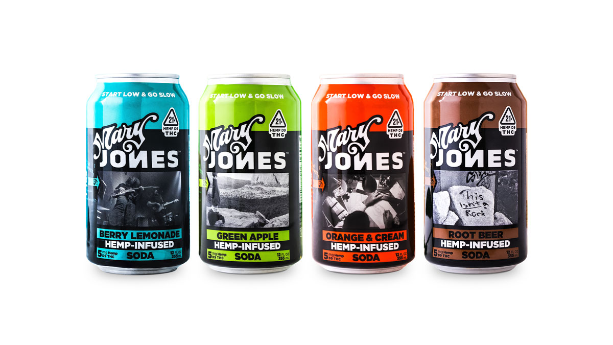 Photograph of product: Mary Jones - 100mg Orange & Cream Soda