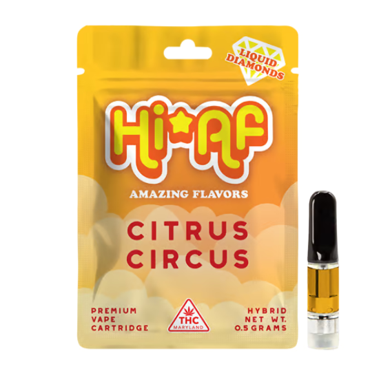 Photograph of product: HiAf .5g Citrus Circus Liquid Diamonds Cart