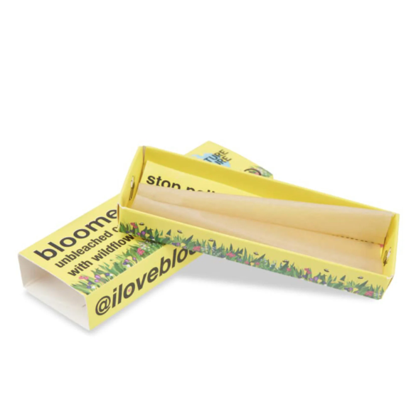 Photograph of product: BLOOMER - UNBLEACHED CONES - QUEEN SIZE - 3PK
