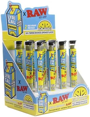 Photograph of product: RAW x Lyrical Lemonade Bud Wrap Terpene Cone 2pk