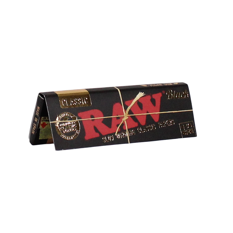 Photograph of product: RAW - Black Classic Papers - 1 1/4 size