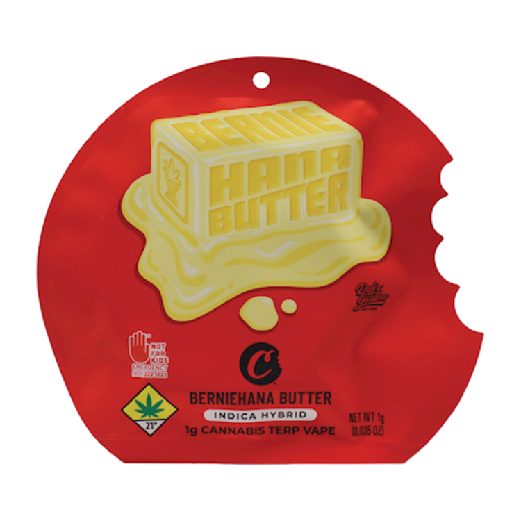 Photograph of product: Berniehana Butter Natural Terps Cartridge | 1g