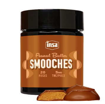 Photograph of product: Chocolate Bite | Peanut Butter Smooches | 5mg 20pk