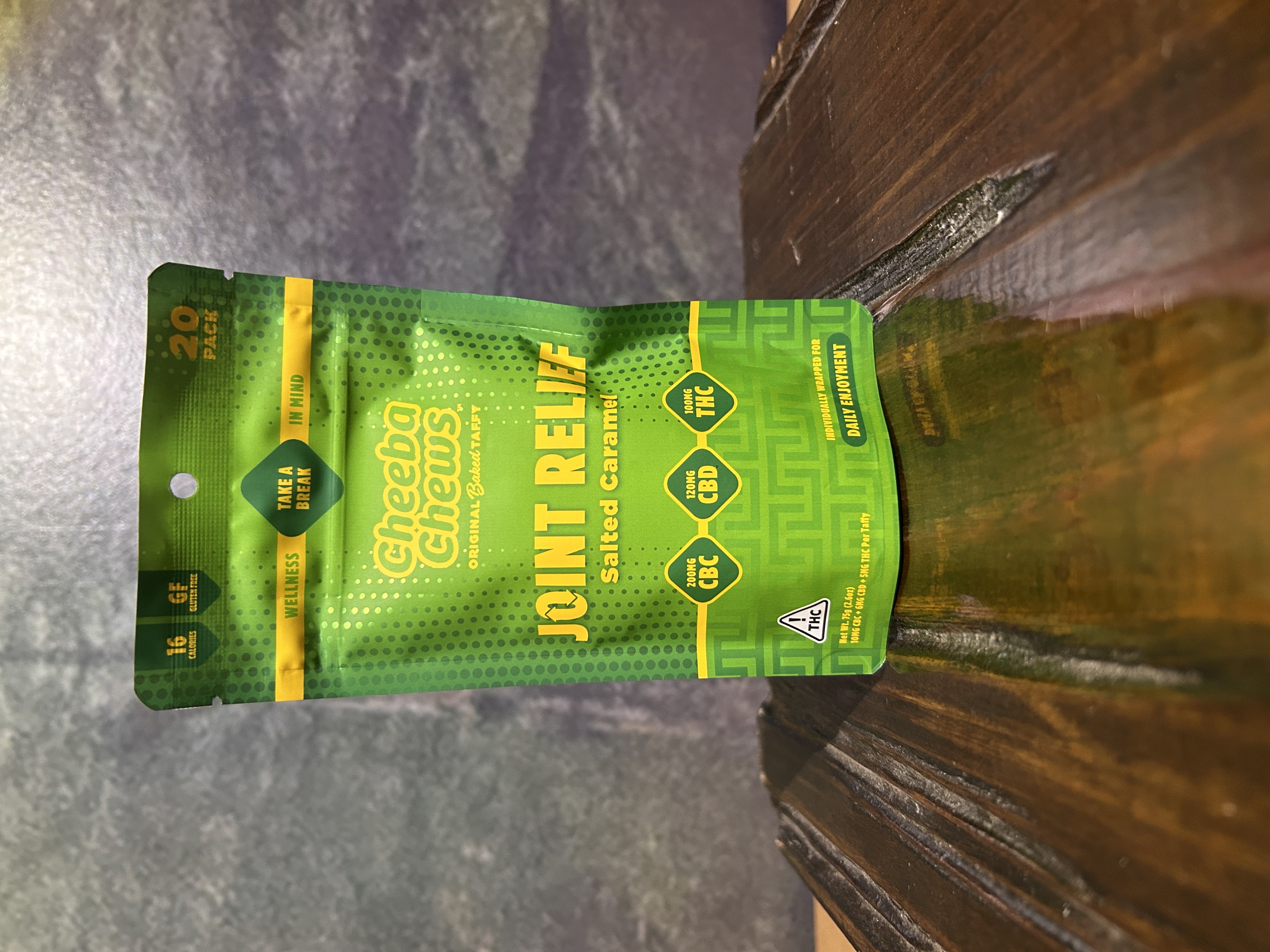 Photograph of product: Joint relief | 100mg | Cheeba Chew