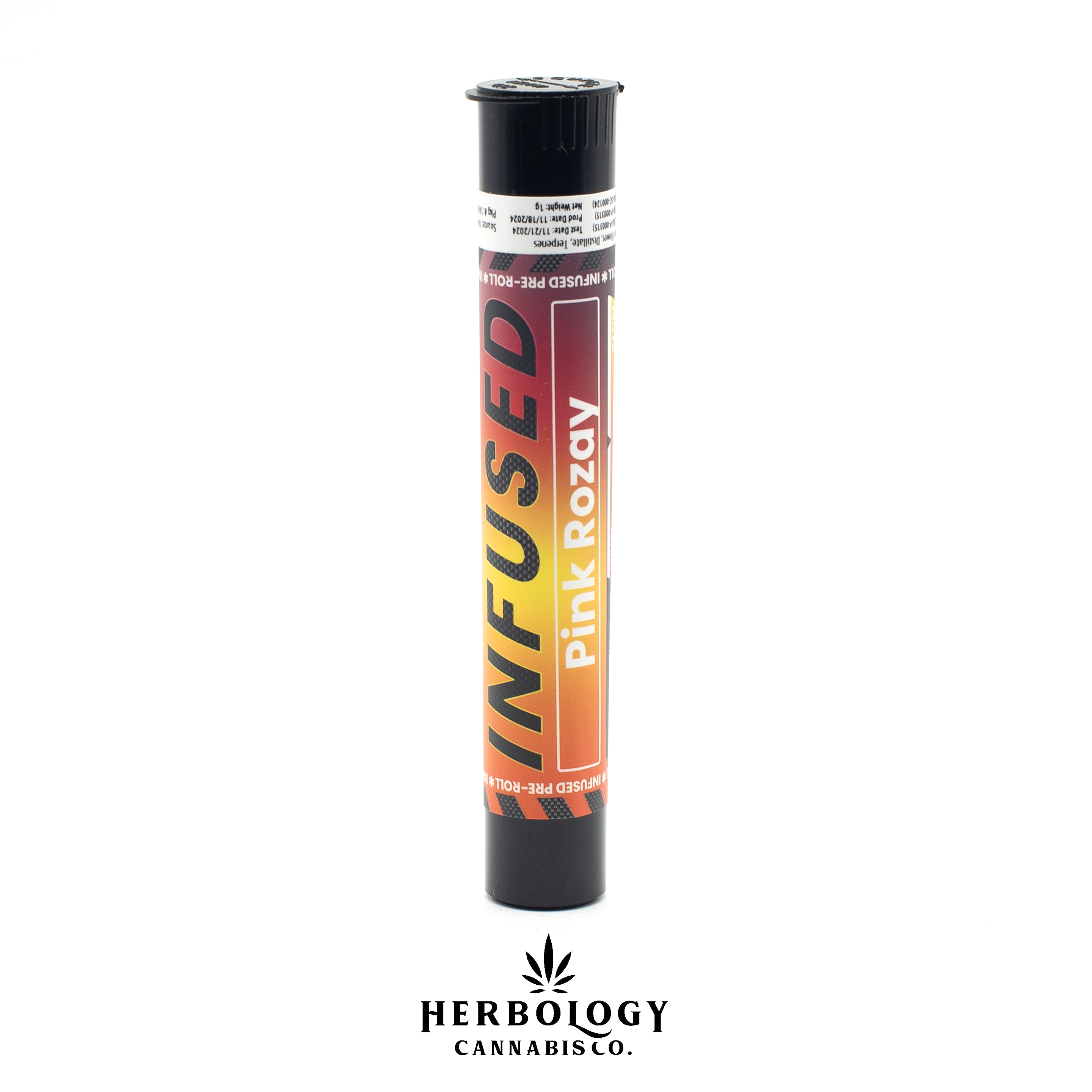 Photograph of product: The Factory | Infused Pre-Roll | Pink Rozay | 1g