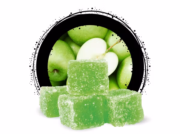 Photograph of product: Green Apple - Soft Chew 100mg
