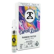 Photograph of product: Rainbow Fritter Cured Resin Cart