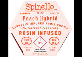 Photograph of product: Spinello - Peach - Hybrid Fruit Chew