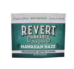 Photograph of product: Hawaiian Haze | Kief Infused Ground Flower | 14g