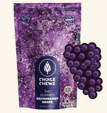 Photograph of product: Choice Granddaddy Grape Edible Gummies 200mg