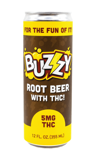 Photograph of product: Root Beer | 5mg Infused Soda | Buzzy