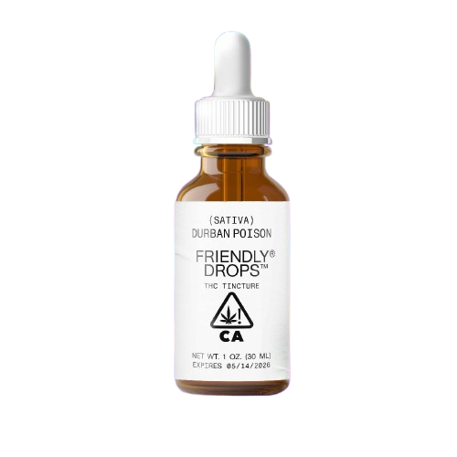 Photograph of product: Friendly Brand | Durban Poison Full Spectrum Tincture | 1000mg