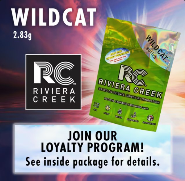 Photograph of product: Riviera Creek | Wild Cat | 2.83g