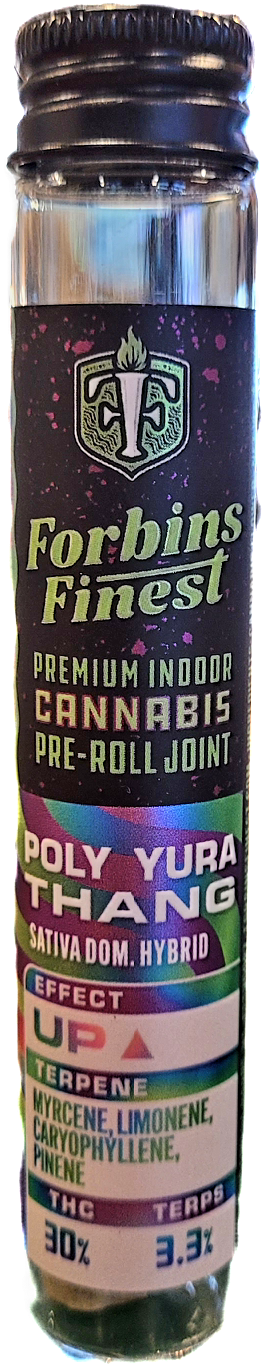 Photograph of product: Poly Yura Thang Pre-Roll | Forbins Finest