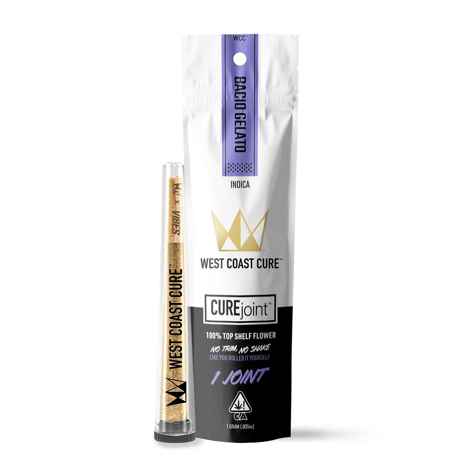 Photograph of product: [West Coast Cure] Preroll - 1g - Unobtainium OG (I)