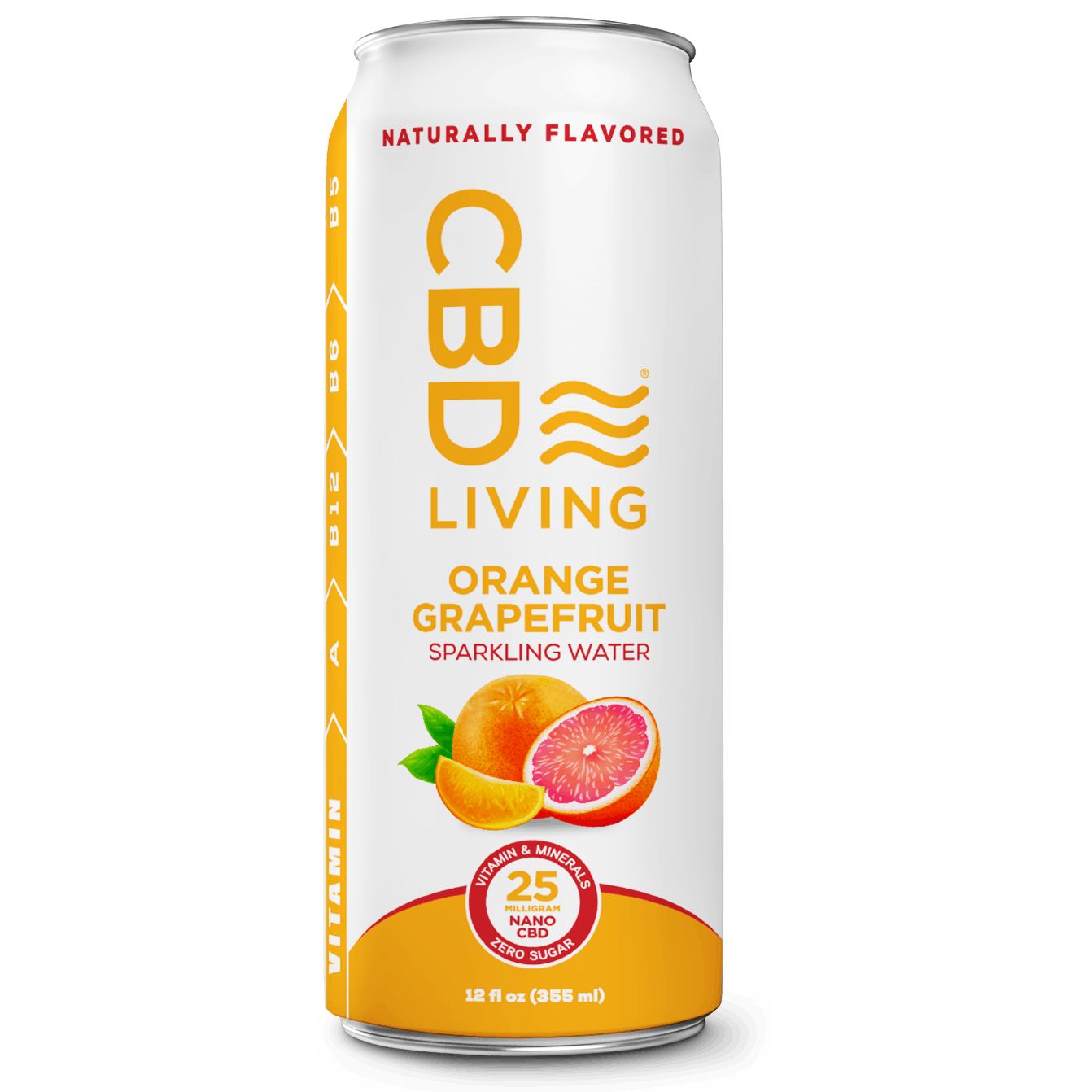 Photograph of product: CBD Sparkling Water - Orange Grapefruit