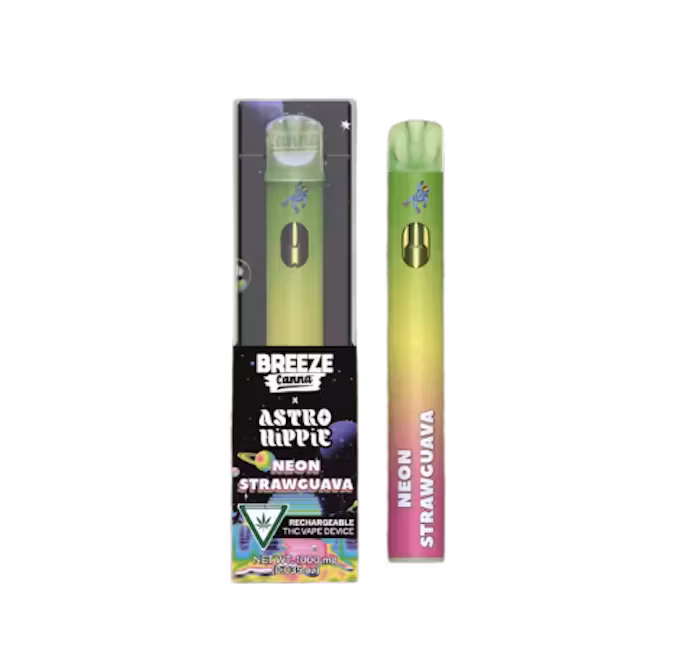Photograph of product: Astro Hippie - Neon Strawguava Disposable