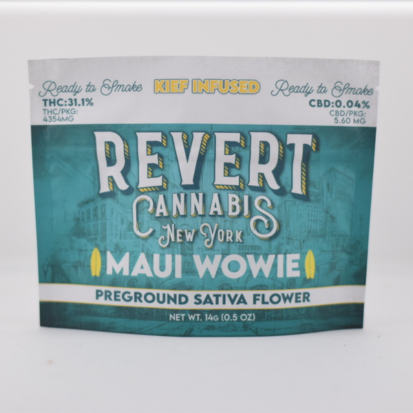 Photograph of product: Revert | Infused Flower | Pre-Ground: Maui Wowie | 14g