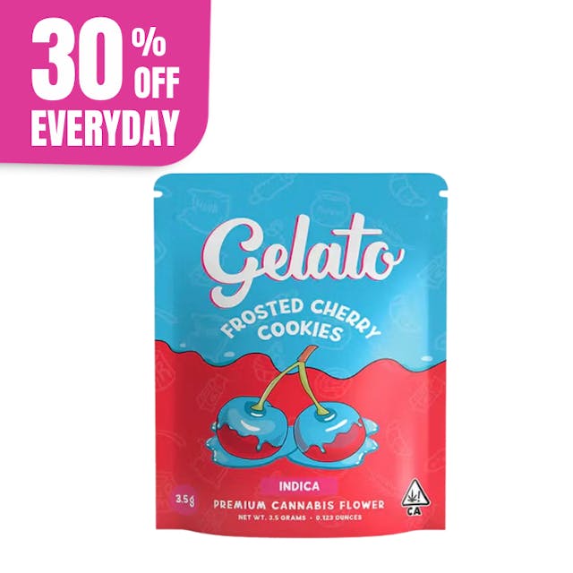 Photograph of product: Gelato | 3.5g - Frosted Cherry Cookies - Oui'd - 