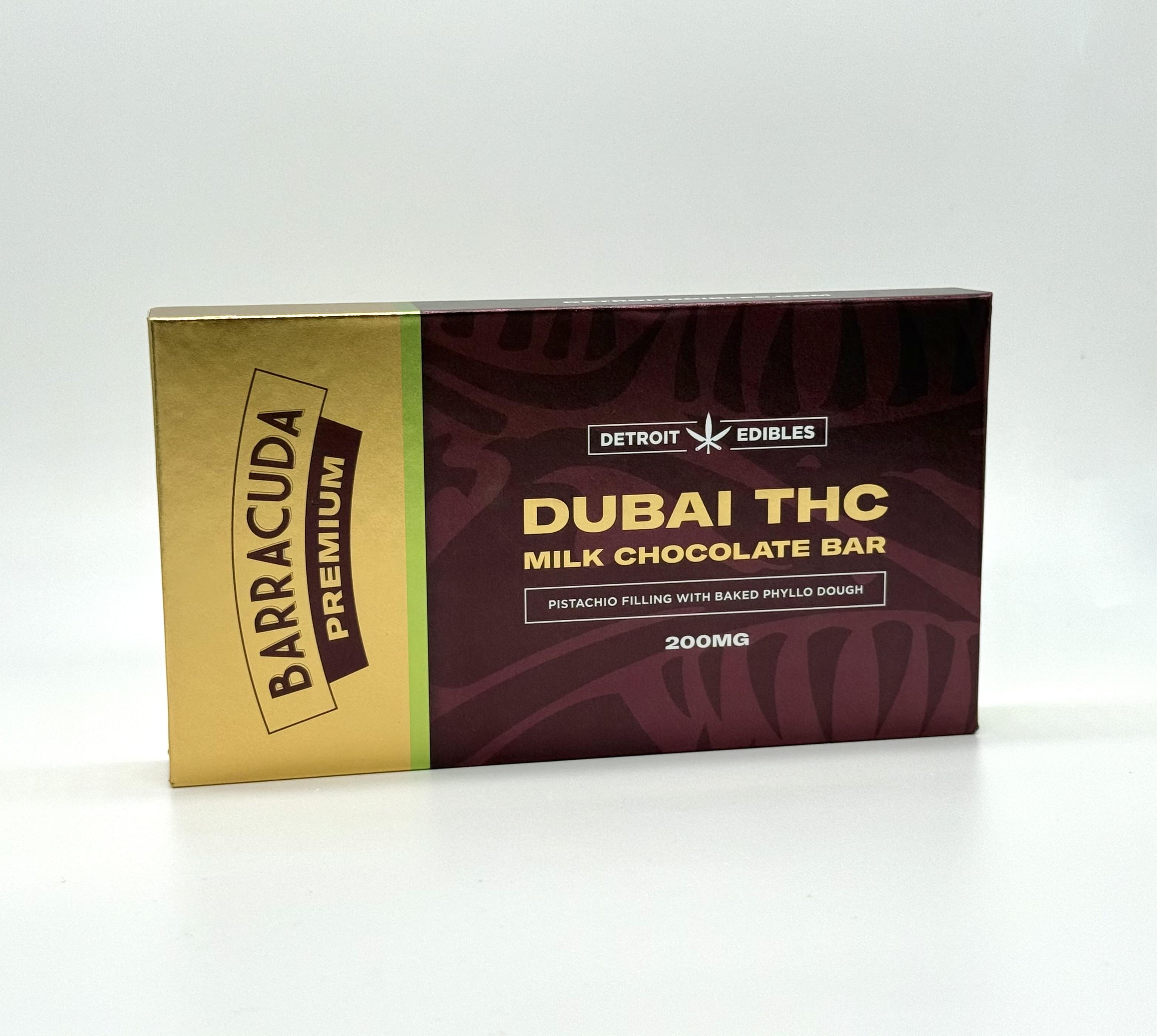 Photograph of product: Barracuda Bar Dubai Milk Chocolate