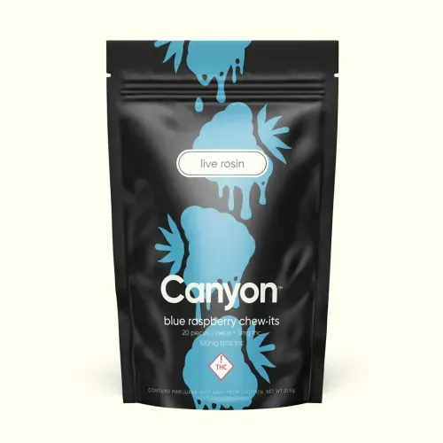 Photograph of product: Canyon - Chew It - Blue Raspberry Rosin (I) (5mg/pc)