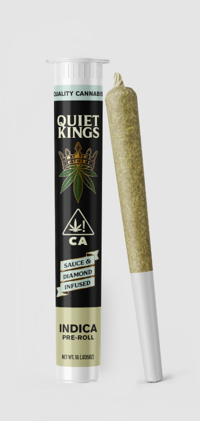 Photograph of product: Cantaloupe Kush Sauce and Diamond Infused Pre Roll