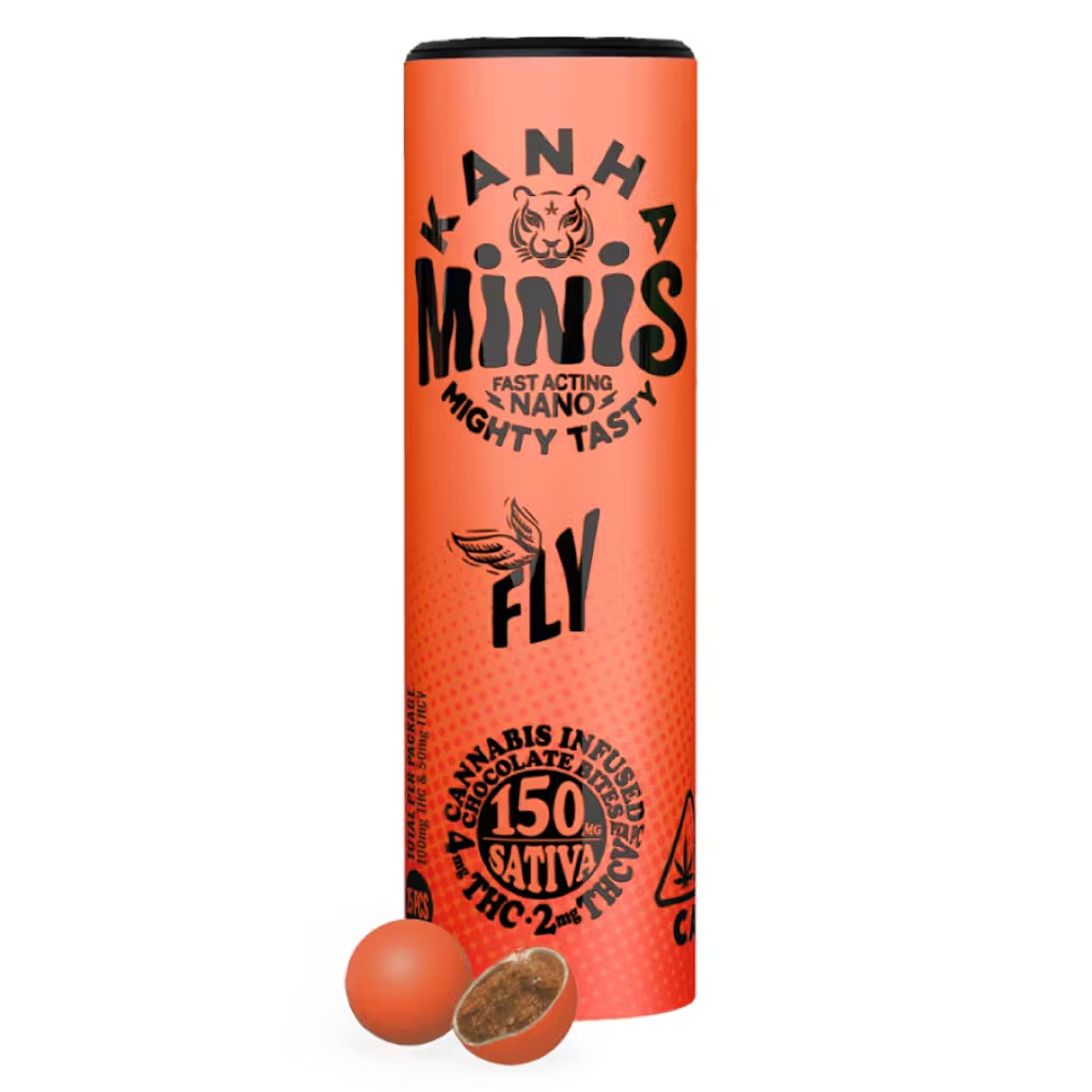 Photograph of product: FLY MILK CHOCOLATE NANO MINIS 2:1 THC:THCV