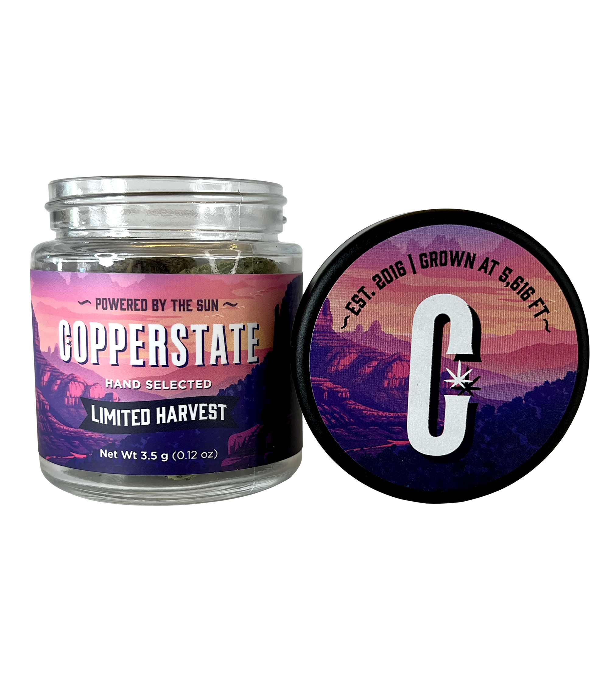 Photograph of product: CopperState Flower Bubba Star Dog 3.5g