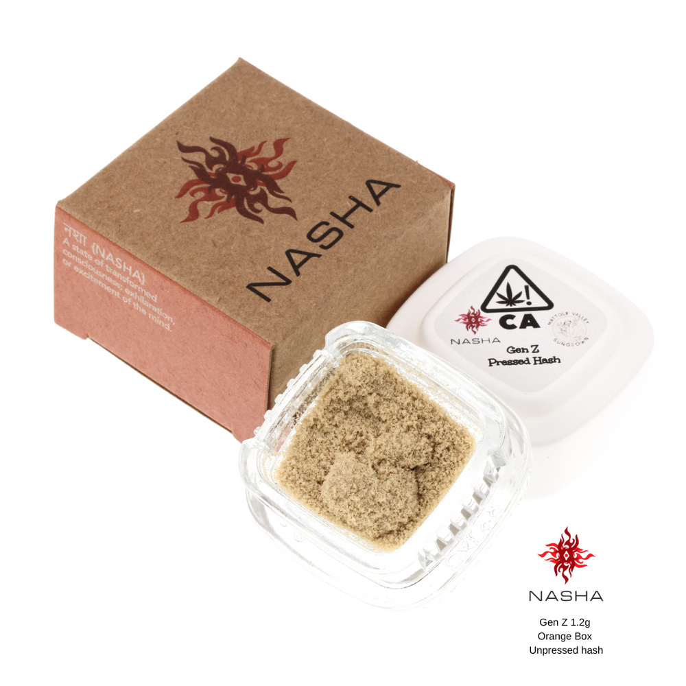 Photograph of product: Nasha Orange Unpressed Oui'd Mega Mints 1.2 G