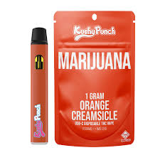 Photograph of product: 1g - Kushy Punch - Orange Creamsicle Disposable Vape