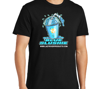 Photograph of product: LRP Blue Slushie T-Shirt - Black 2XL (TAX INCLUDED)