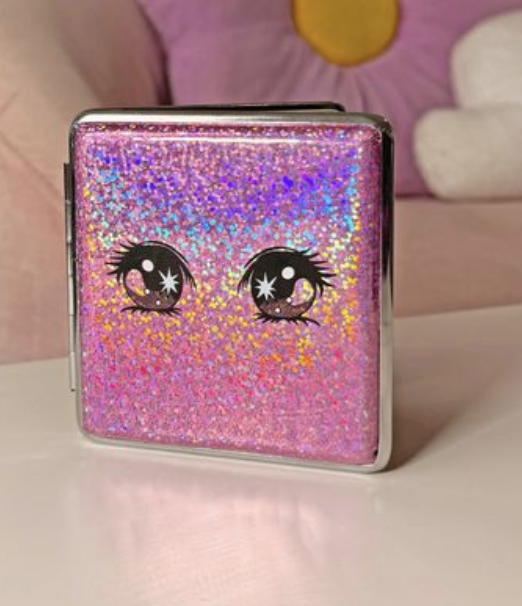 Photograph of product: Burning Love | Kawaii Eyes | Cigarette Case