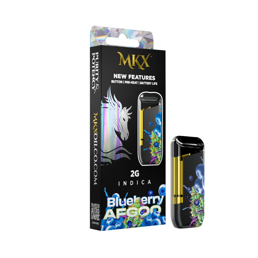 Photograph of product: MKX | Blueberry Afgoo | 2G Distillate Disposable