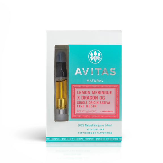 Photograph of product: Avitas - Live Resin - Lemon Haze Cartridge