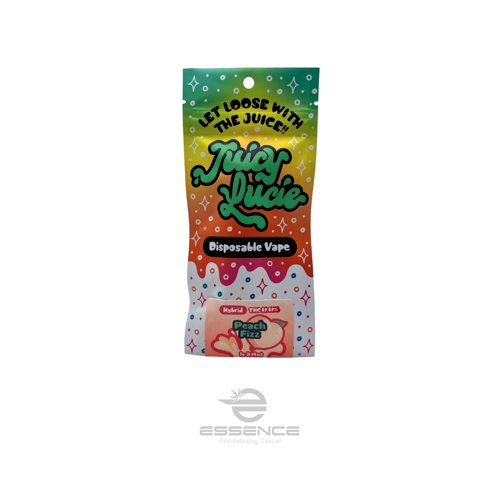 Photograph of product: CC-Juicy Lucie Disposable-Peach Fizz