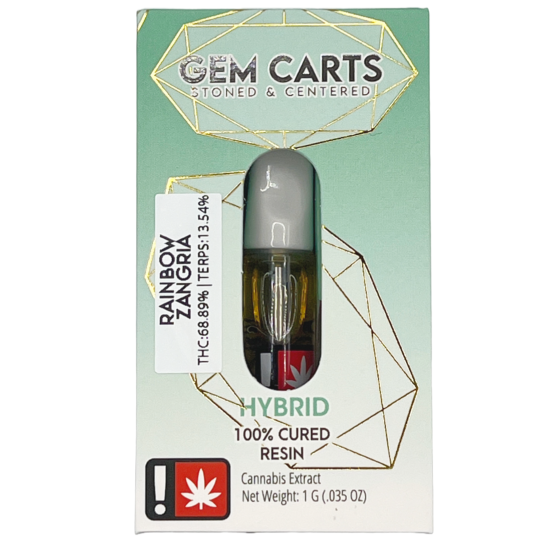 Photograph of product: Gem- Rainbow Zangria 1G CR Cart (H)