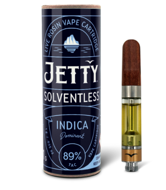 Photograph of product: Jetty OCAL Banana Punch Solventless Cartridge
