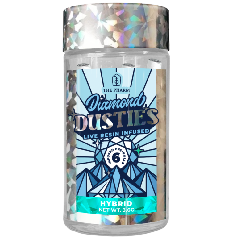 Photograph of product: The Pharm Diamond Dusties 3.6g Emerald Hybrid