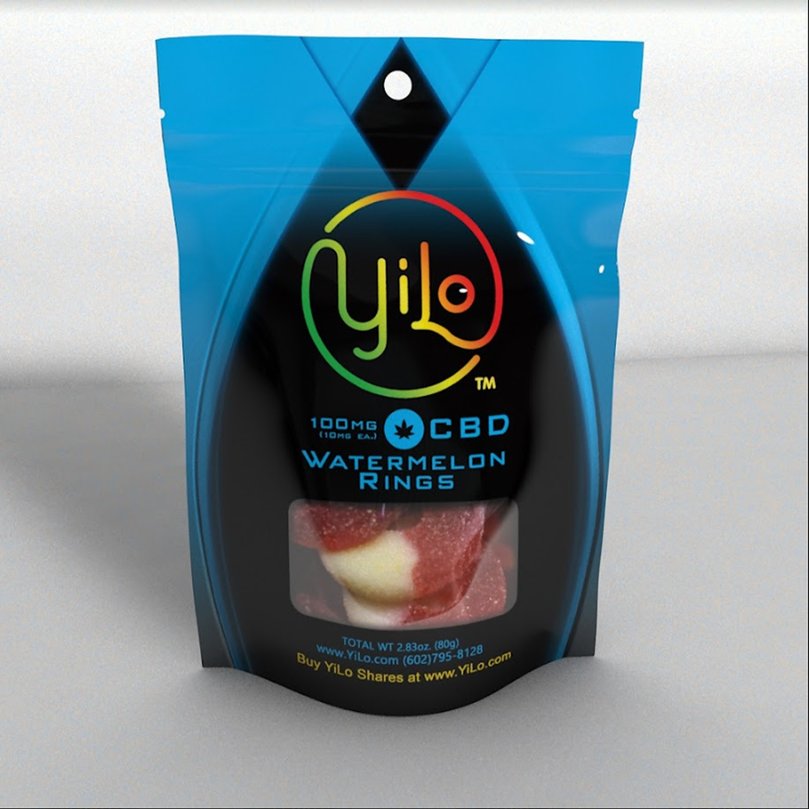Photograph of product: 100MG CBD - Watermelon Rings