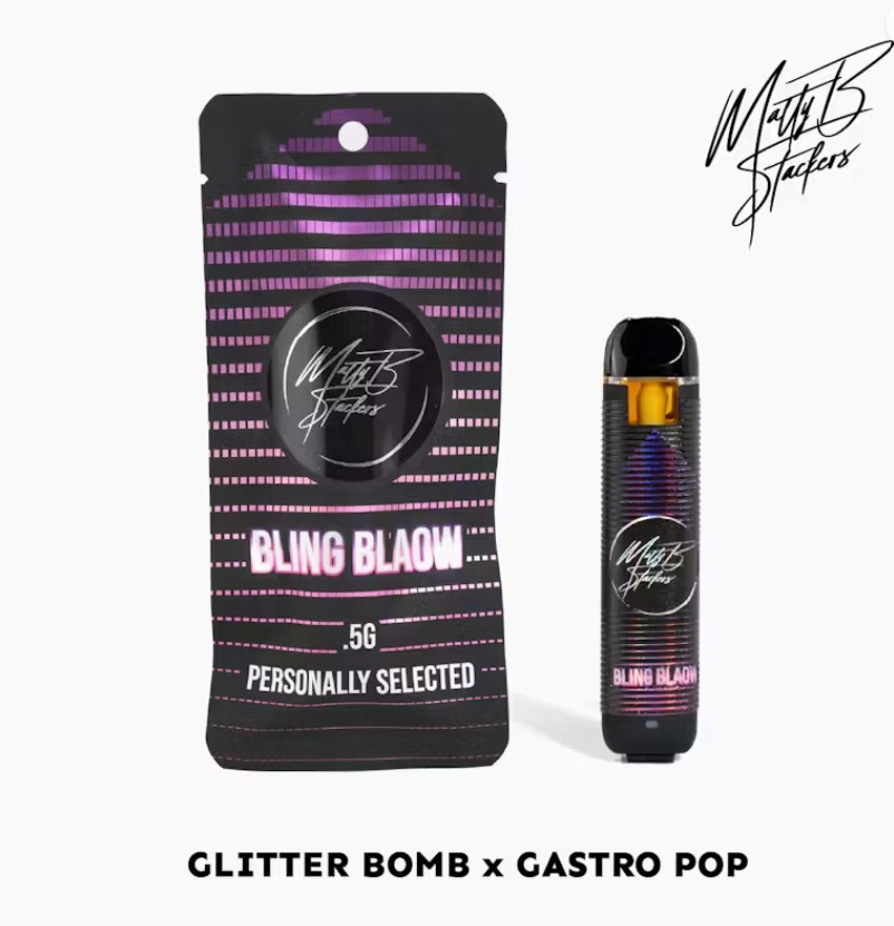 Photograph of product: Bling Blaow Live Rosin Disposable Vape by Wise Guys