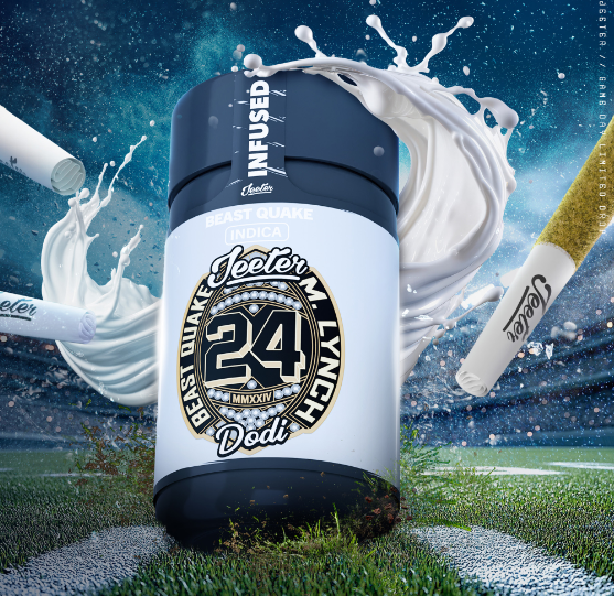 Photograph of product: Beast Quake Baby Jeeters Infused Preroll 5 Pack