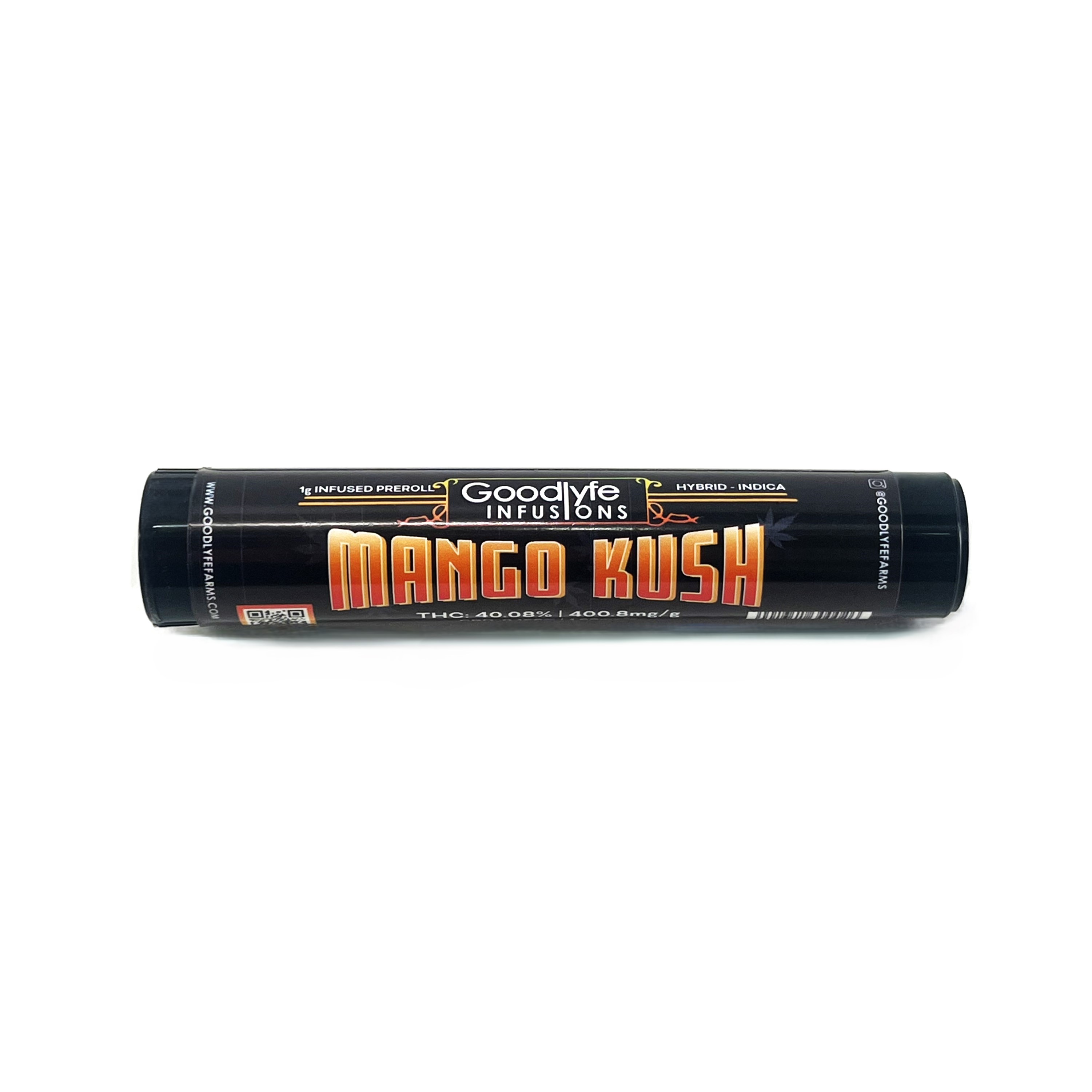 Photograph of product: Goodlyfe Infusions | Mango Kush | Pre Roll | 1g