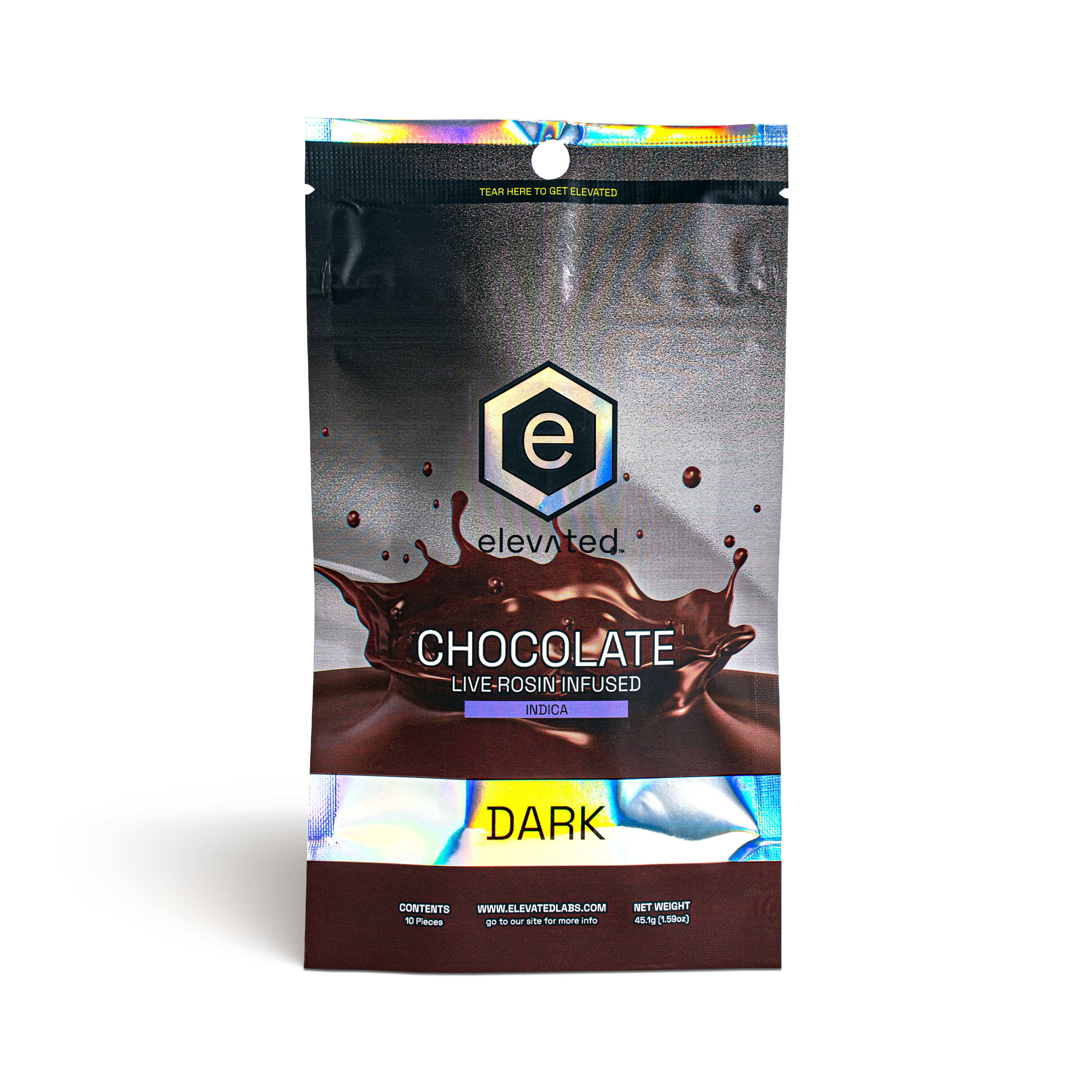 Photograph of product: Dark Chocolate Rosin Bar - 100mg