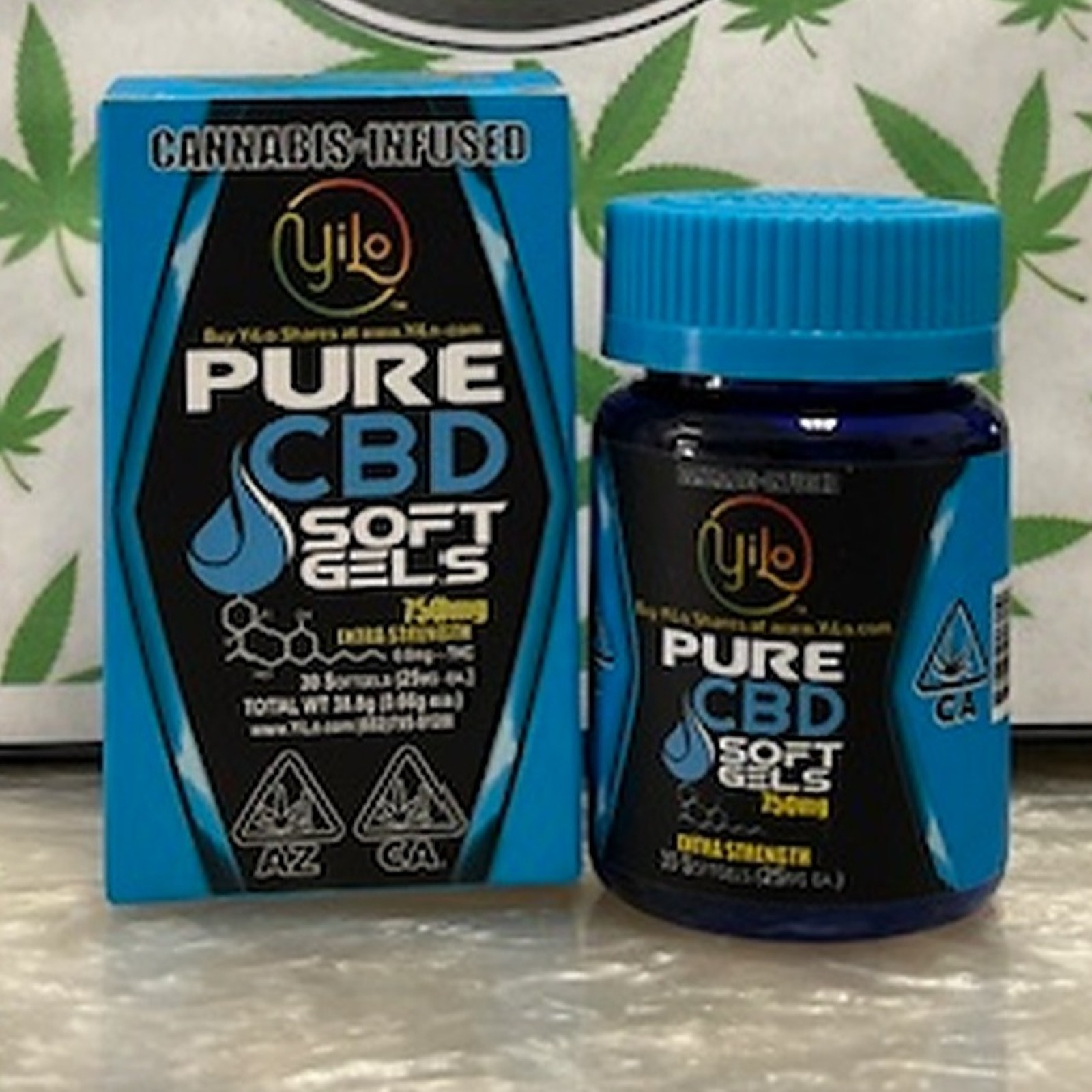 Photograph of product: Yilo 750MG CBD Capsules