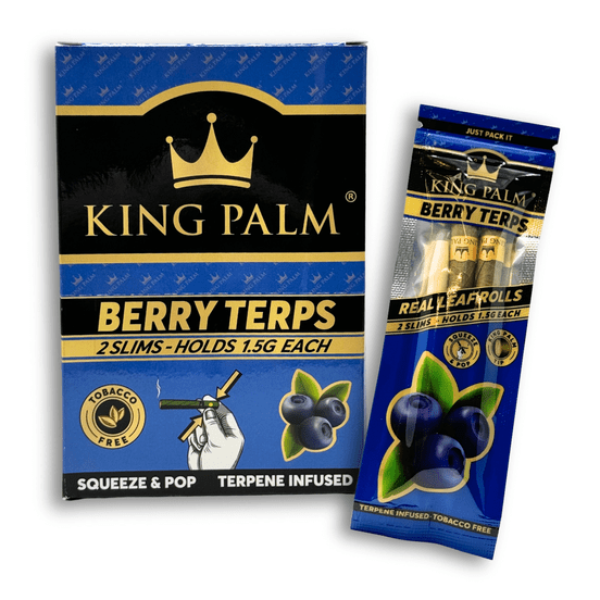 Photograph of product: King Palm Blunt Wraps 2pk Berry - 