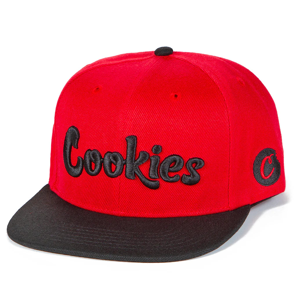 Photograph of product: Cookies - Original Logo - Snapback - Two Tone - Red/Black