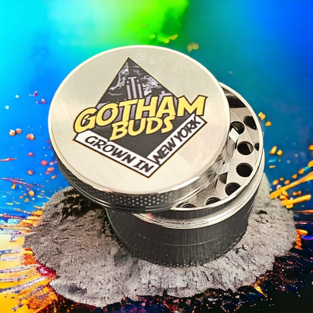 Photograph of product: Gotham Buds - Grinder Silver